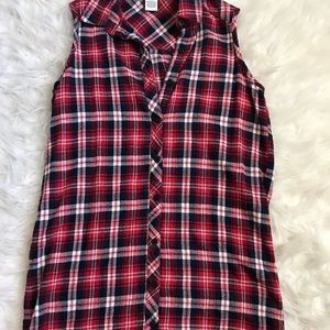 Plaid Button Down Dress